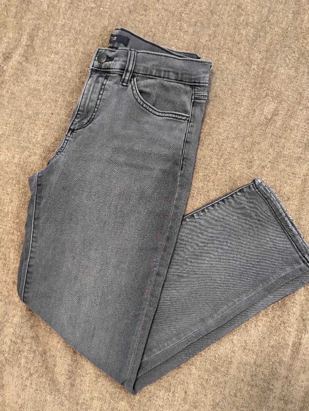 Super-soft, Straight Leg, Mid-Rise Cropped jeans